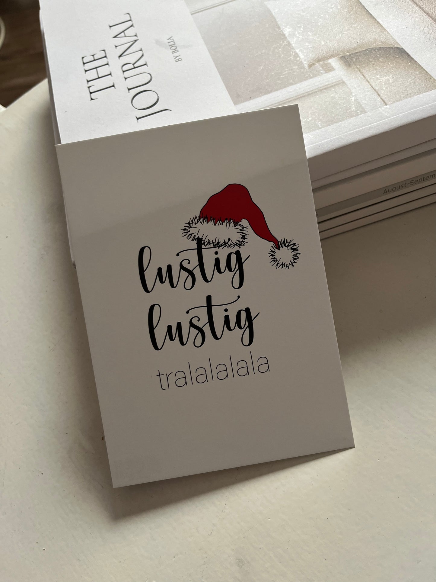Postkarte Xmas lustig lustig