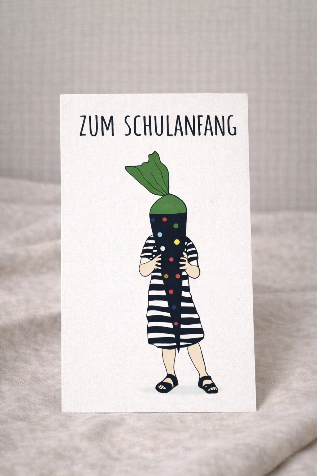 Postkarte Schulanfang