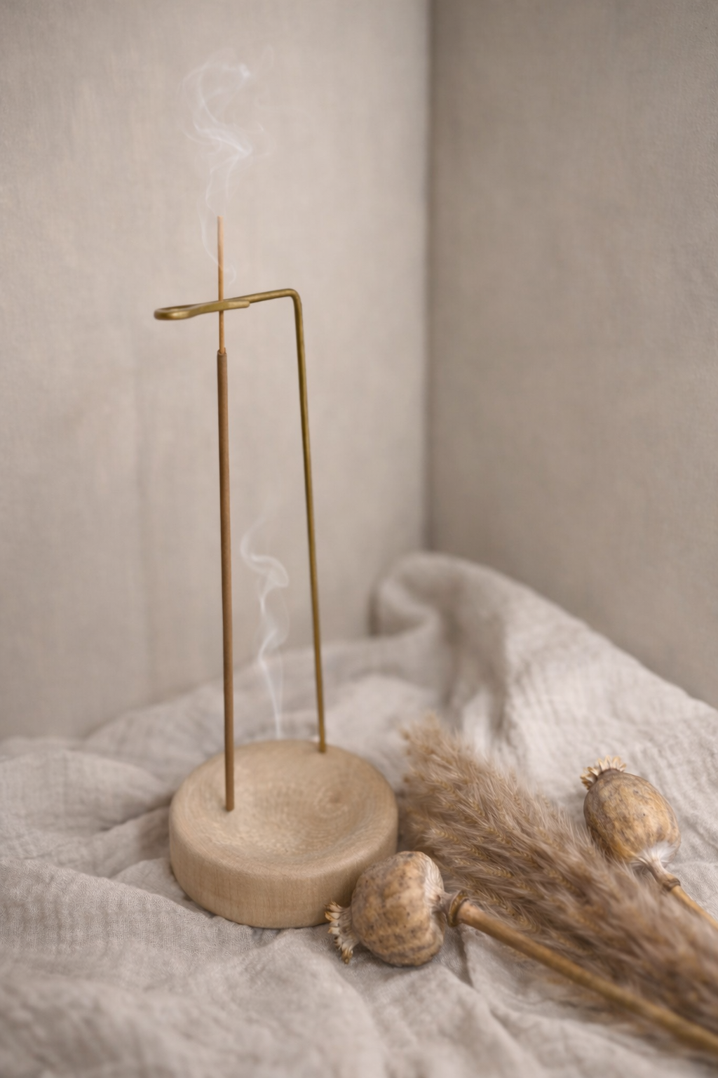 SENA Räucherstäbchenhalter Holz