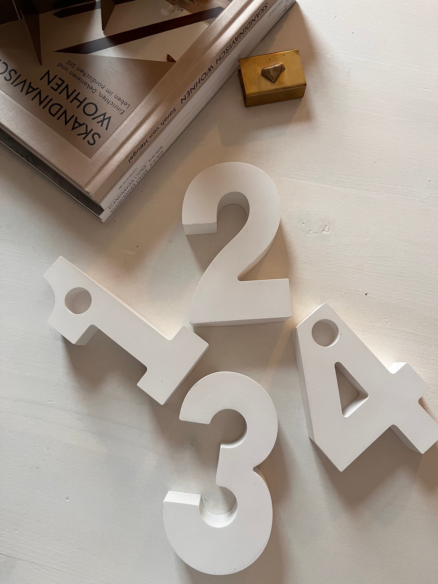 Schlichter Zahlen Adventskalender