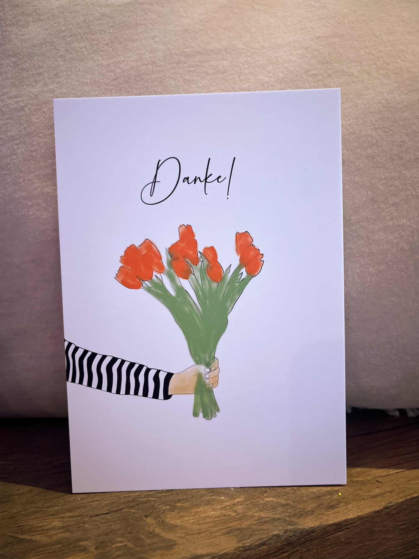 Postkarte Danke