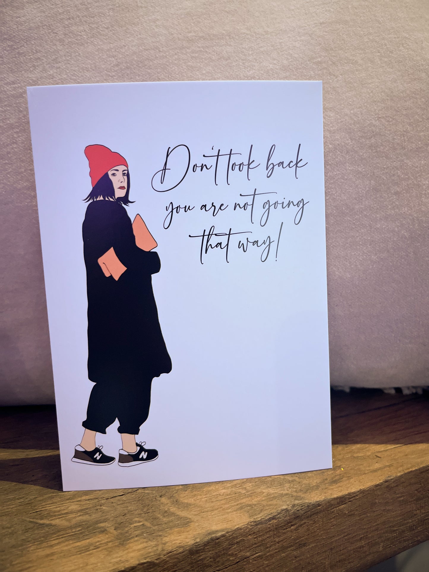 Postkarte Frau