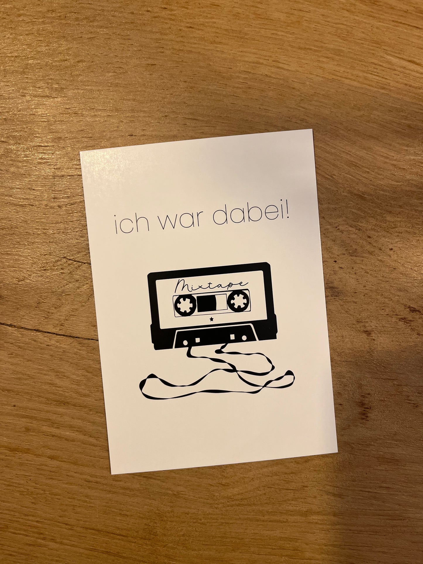 Postkarte Mixtape
