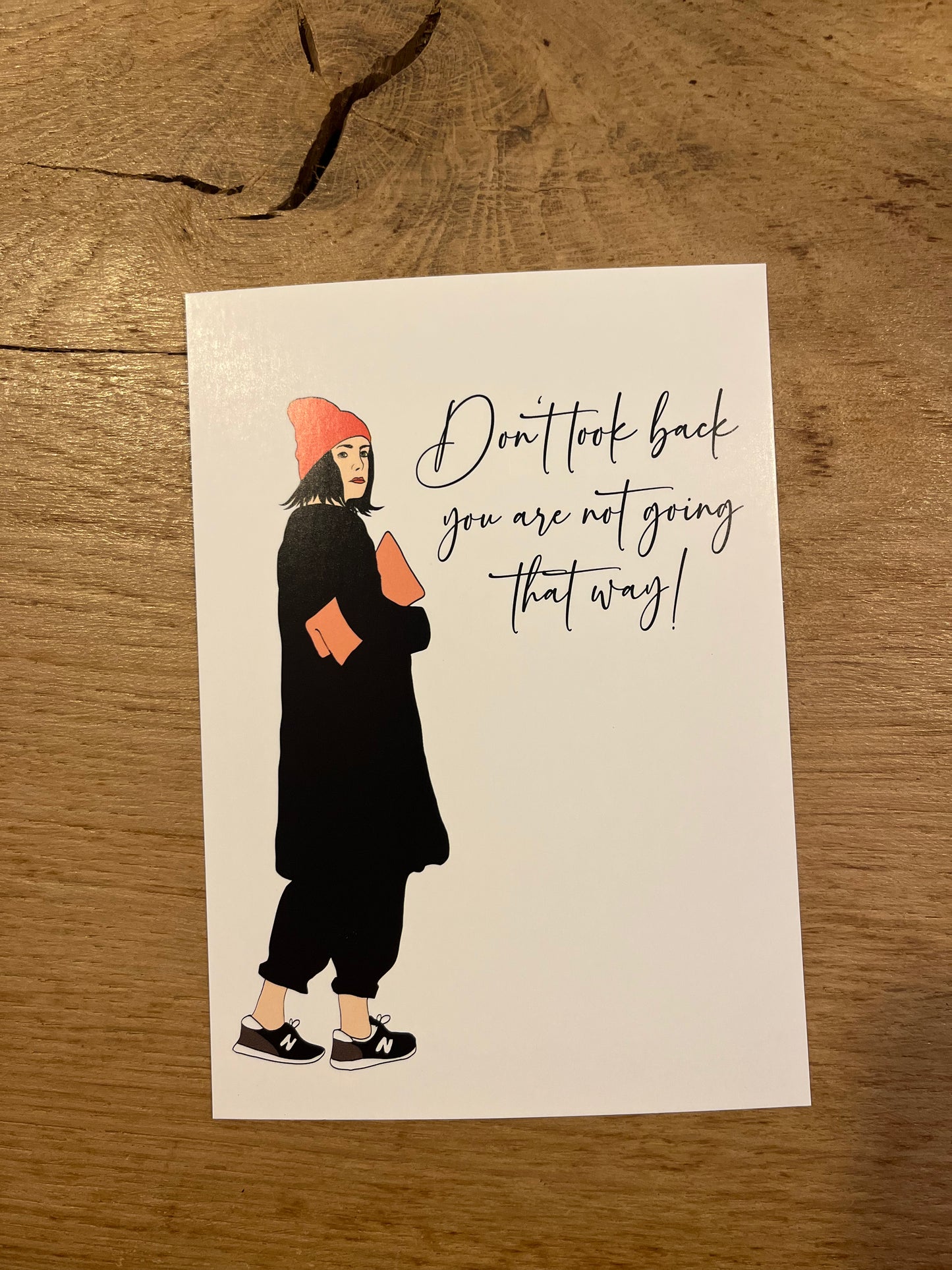 Postkarte Frau
