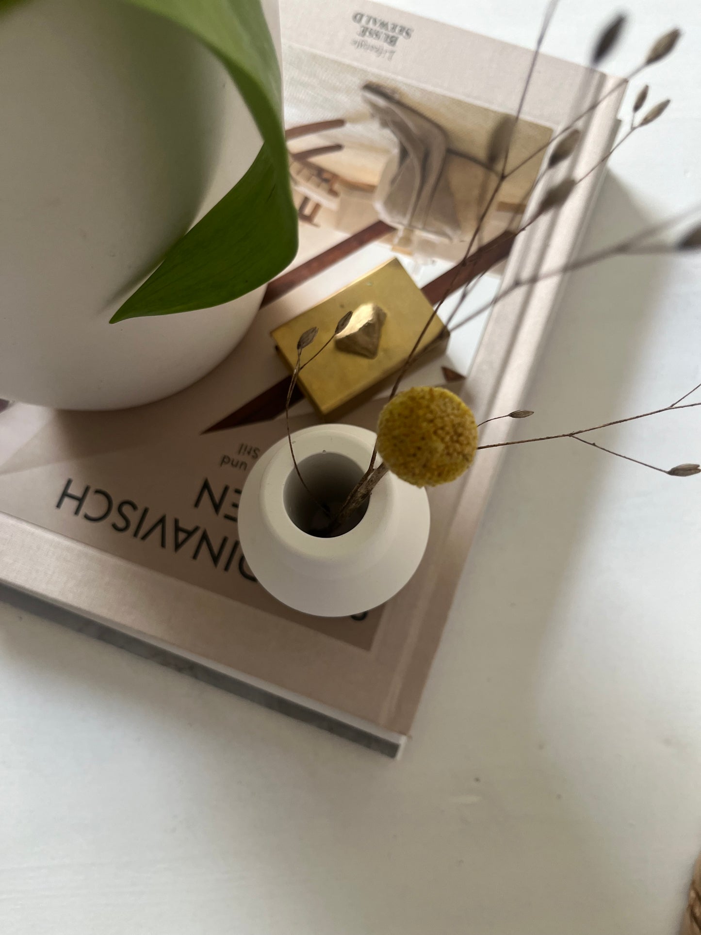 Mini Vase für Trockenblumen