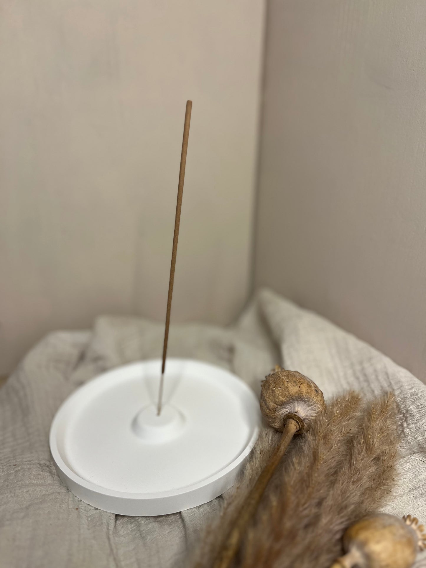 Räucherstäbchenhalter rund