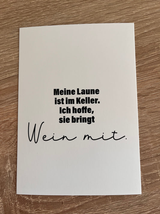 Postkarte Keller