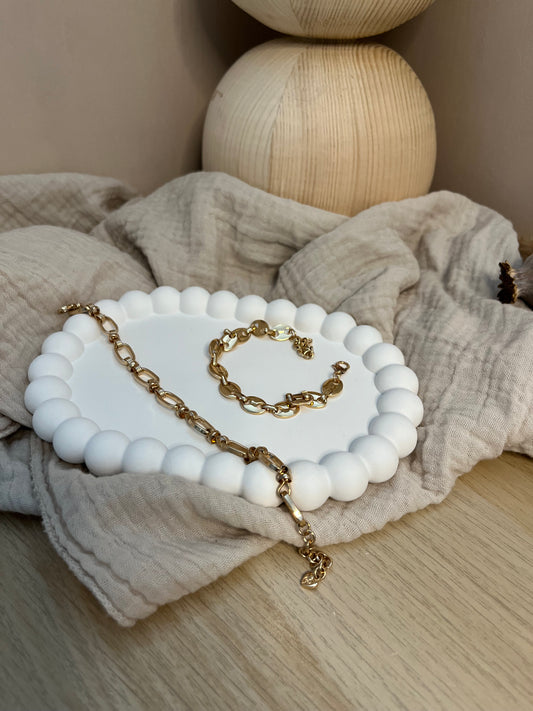 Bubbel Tablett oval