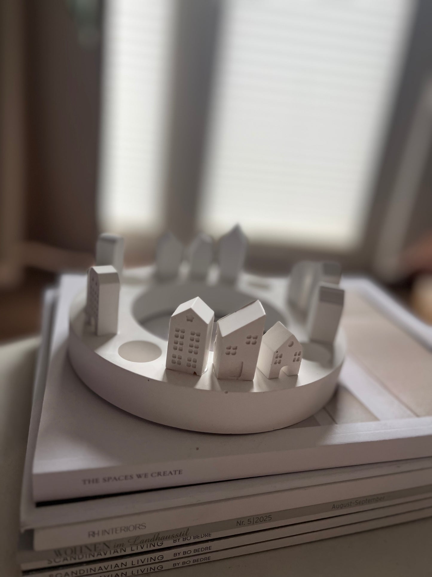 Adventskranz Häuschen