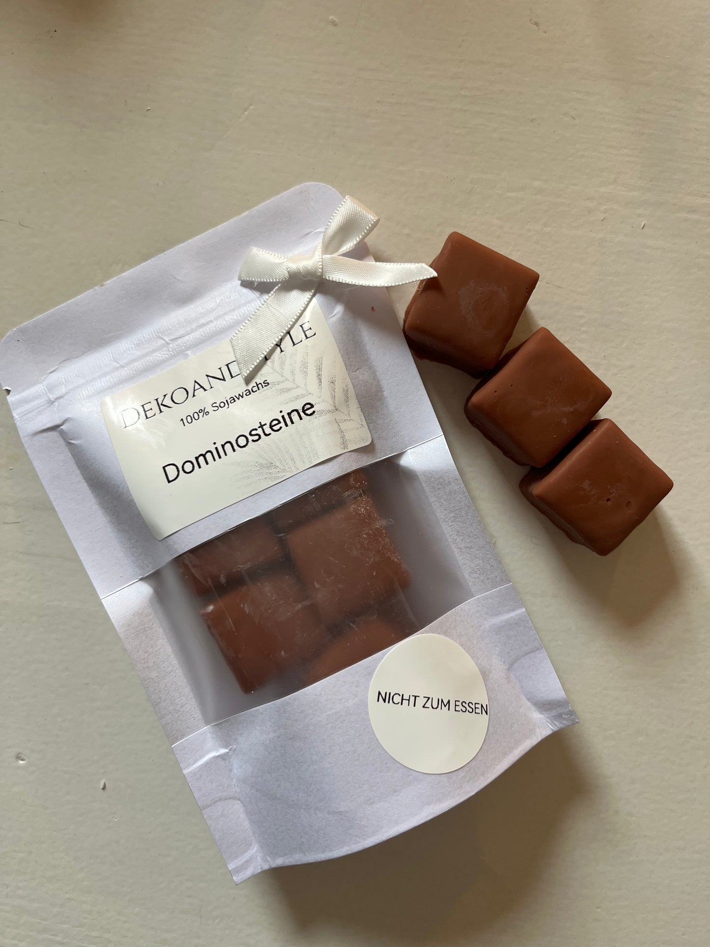 Wachs-Melts Dominosteine