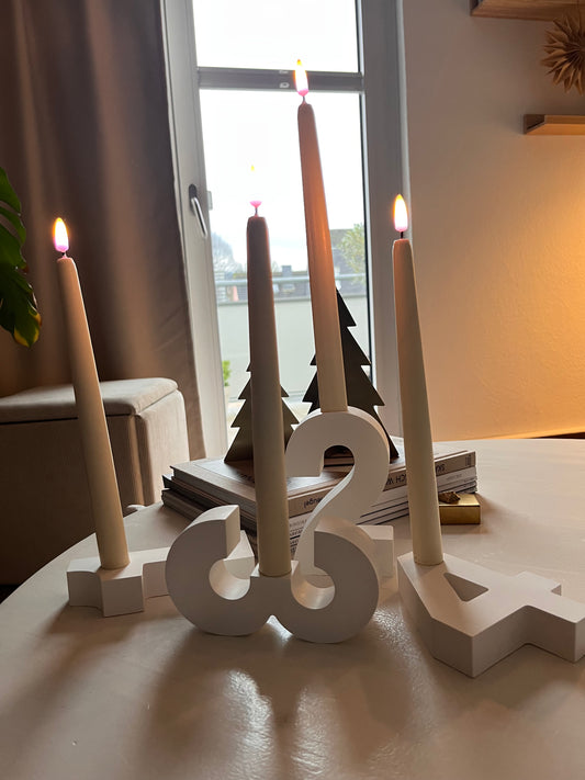 Schlichter Zahlen Adventskalender