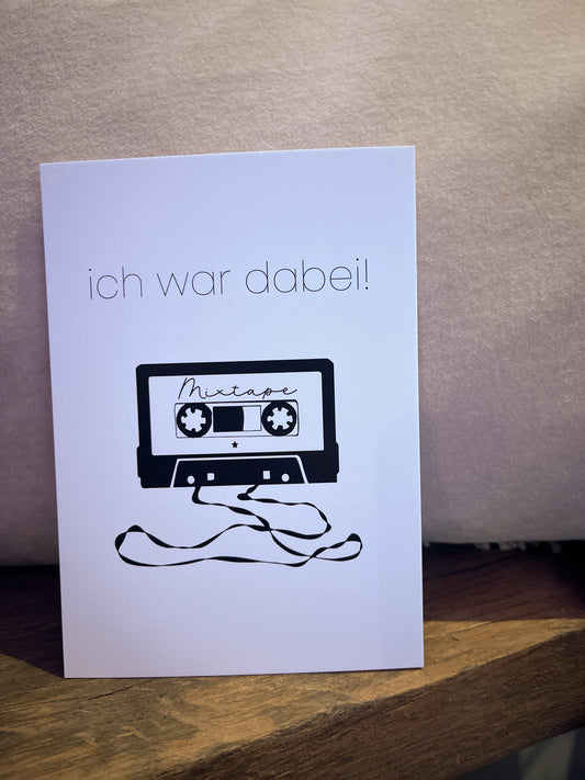 Postkarte Mixtape