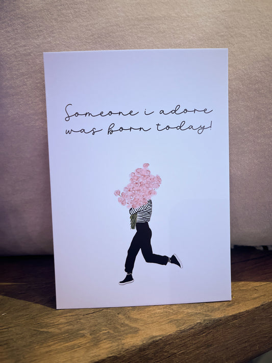 Postkarte Strauß