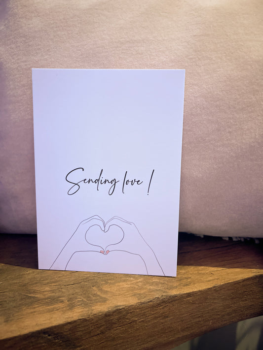 Postkarte Love