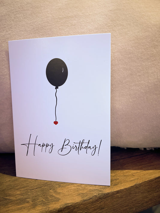 Postkarte Ballon