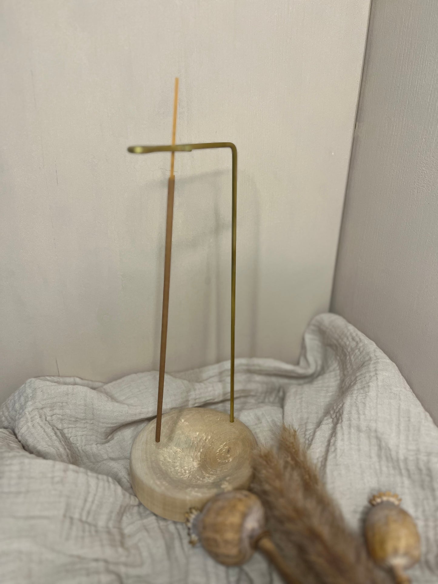 Räucherstäbchenhalter Holz